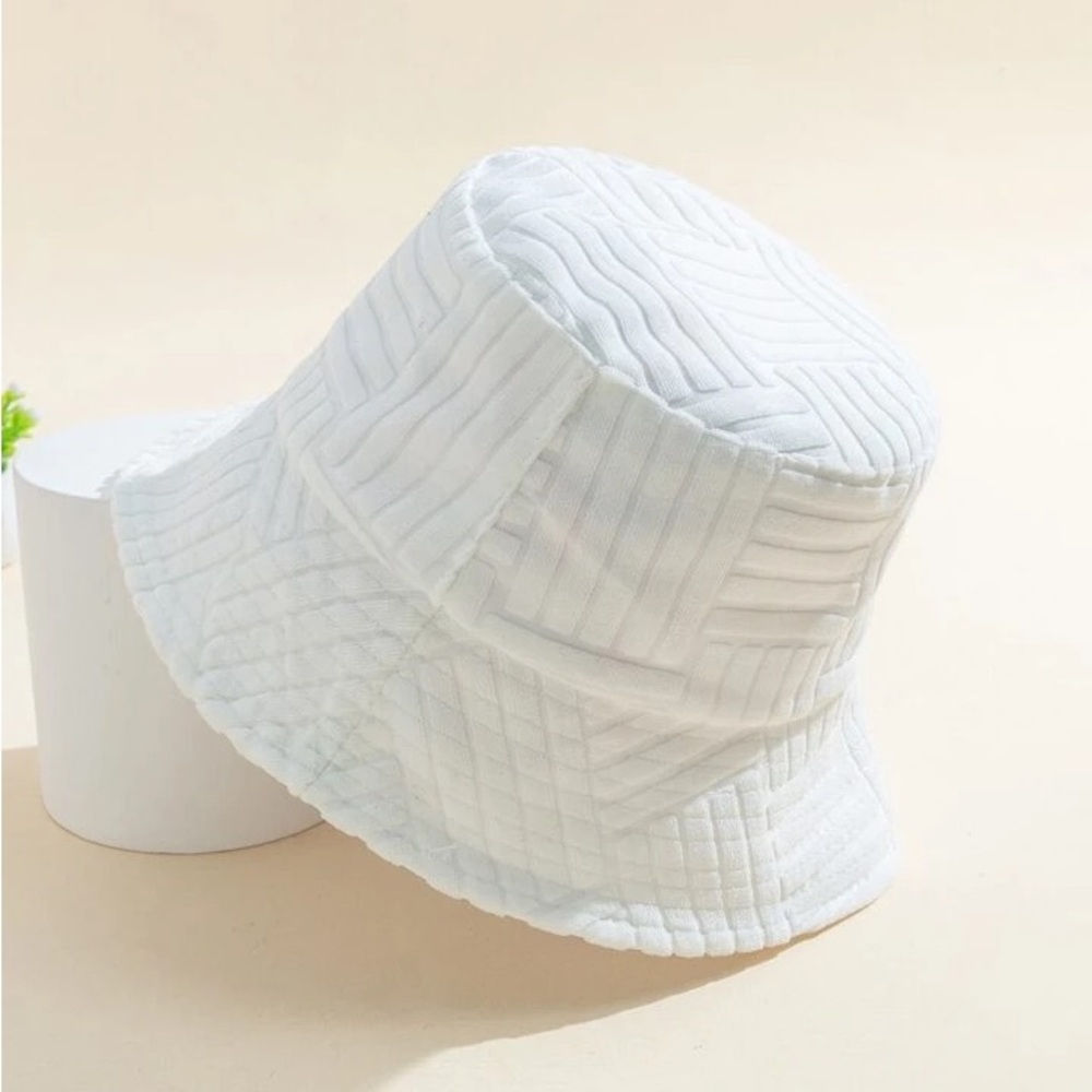 White Bucket Hat - Picture 2 of 4